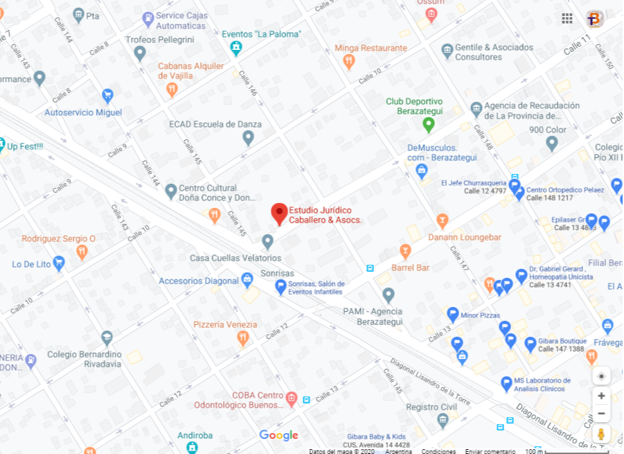 Mapa: Caballero & Asoc.