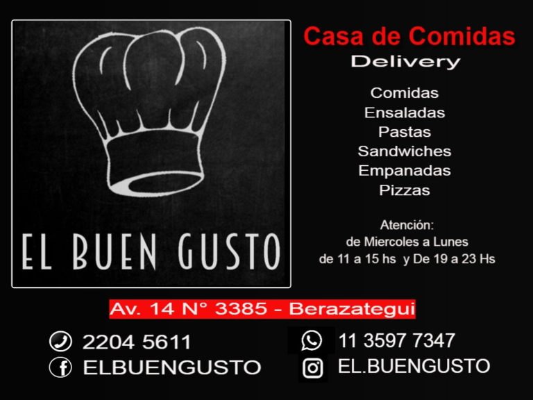 El Buen Gusto - Guía Todo Berazategui