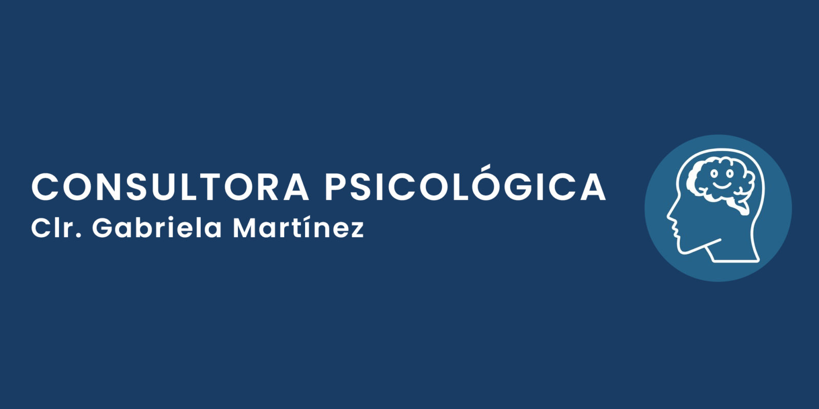 Consultora Psicológica Gabriela Martínez